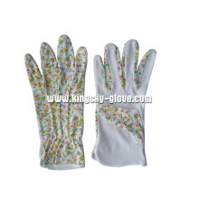 Floral Gardening Cotton Working Glove-2116